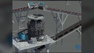 Linea di produzione di frantumazione mobile 3D