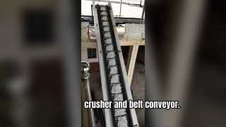 كسارة‌ و‌حزام ناقل‌.