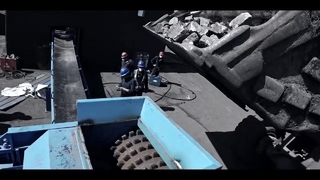 Double Roll Coal Crusher