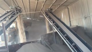 التجفيف والطحن