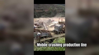 Linea di produzione di frantumazione mobile