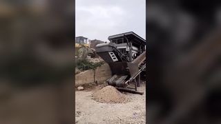 محطة سحق المحمولة